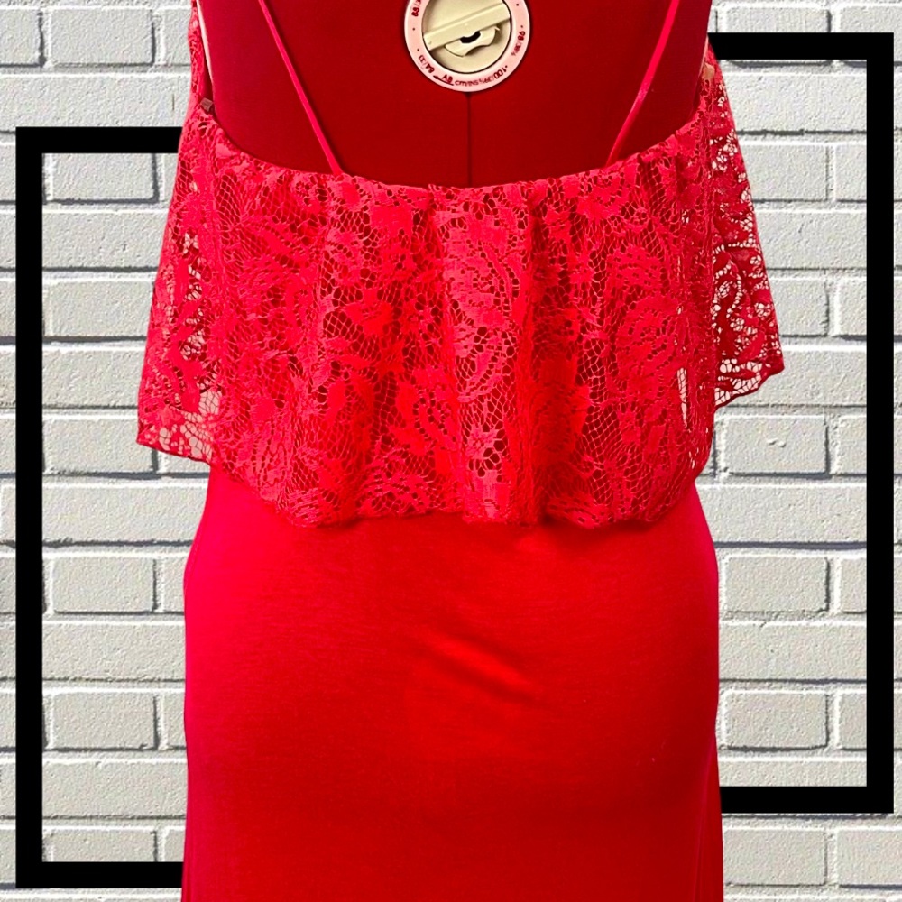 LOVE CULTURE maxi dress orange in medium - Picture 6 of 6